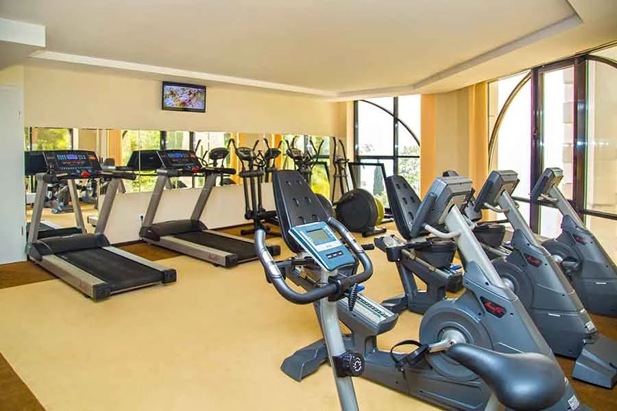 Тренажёрный зал санатория «Мыс Видный» в Сочи